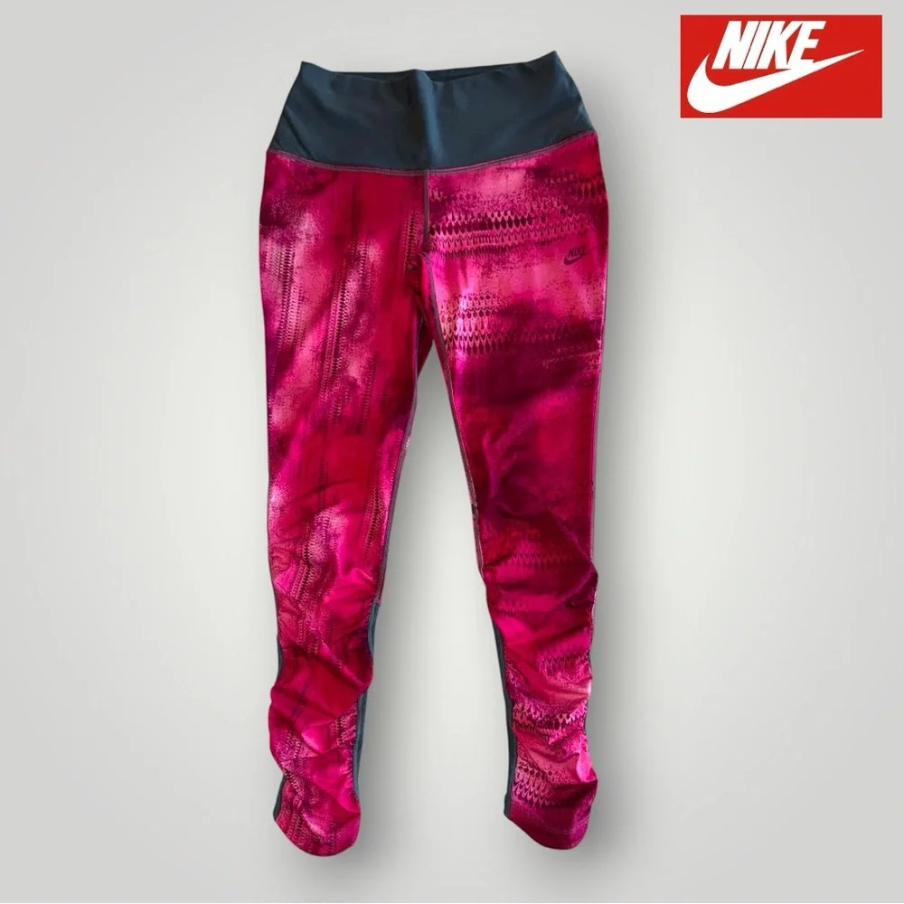 🛍️SALE🛍️ Nike Dri-Fit Women’s Watercolor Style Yoga & Training Leggings - Picture 4 of 8